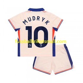 Fußballtrikots Chelsea Mychajlo Mudryk 10 Kinder 2024-2025 Kurzarm Auswärts-trikot kaufen